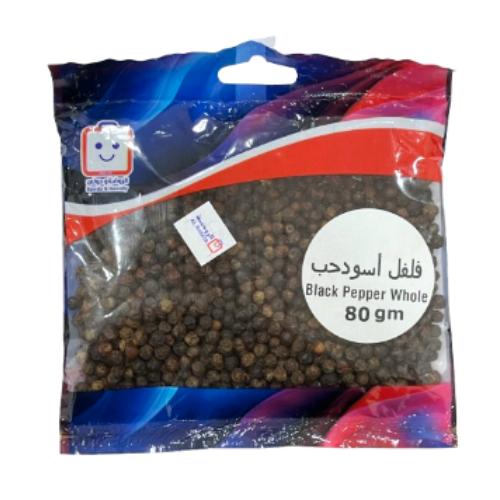 الروضة فلفل اسود حب 80جم